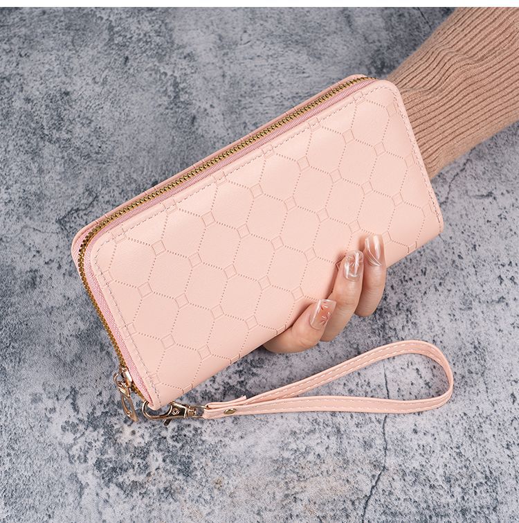 Factory New Wallet Korean Style Cute Long Coin Purse Large Capacity Women Multi Card Zipper Handheld Mobile Phone Bag for Women