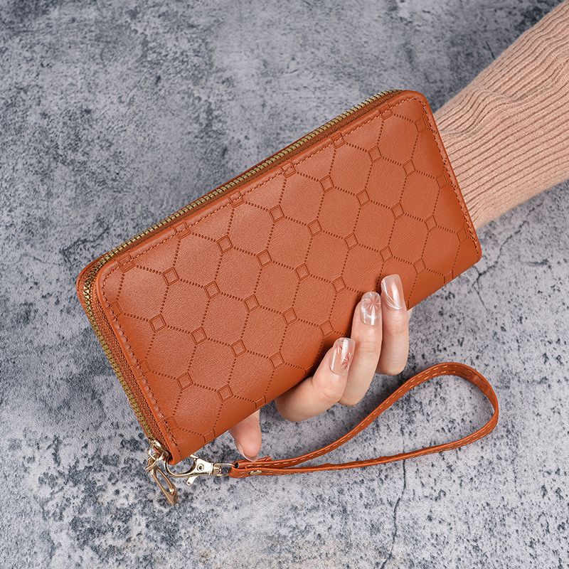 Factory New Wallet Korean Style Cute Long Coin Purse Large Capacity Women Multi Card Zipper Handheld Mobile Phone Bag for Women