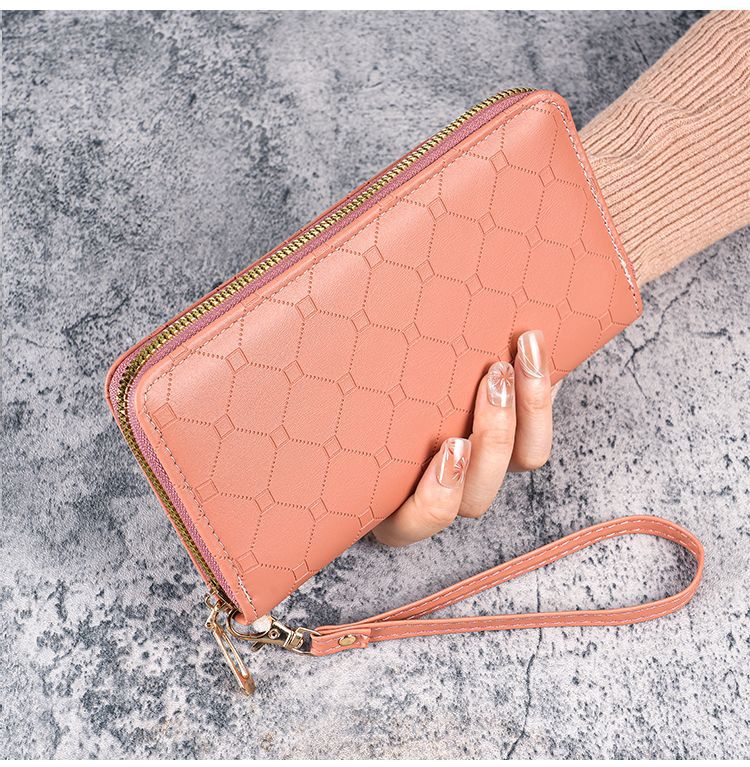 Factory New Wallet Korean Style Cute Long Coin Purse Large Capacity Women Multi Card Zipper Handheld Mobile Phone Bag for Women